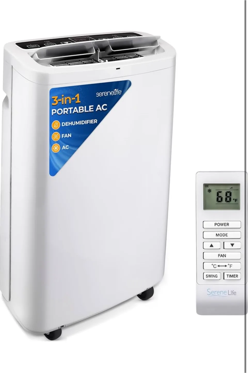 SereneLife 3-in-1 Portable AC, Fan, Dehumidifier thumbnail