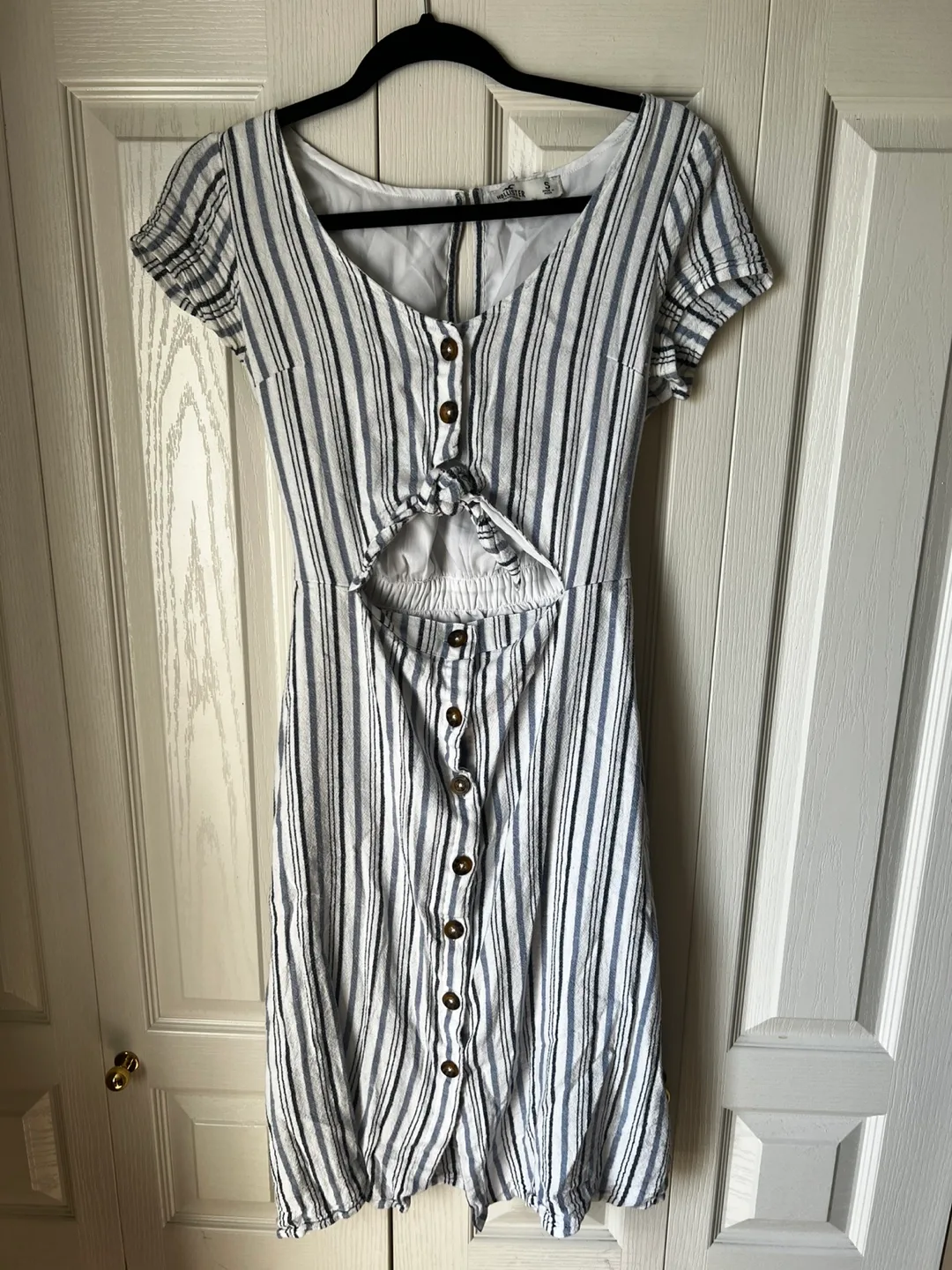 Hollister Striped Cutout Dress - Size Small thumbnail