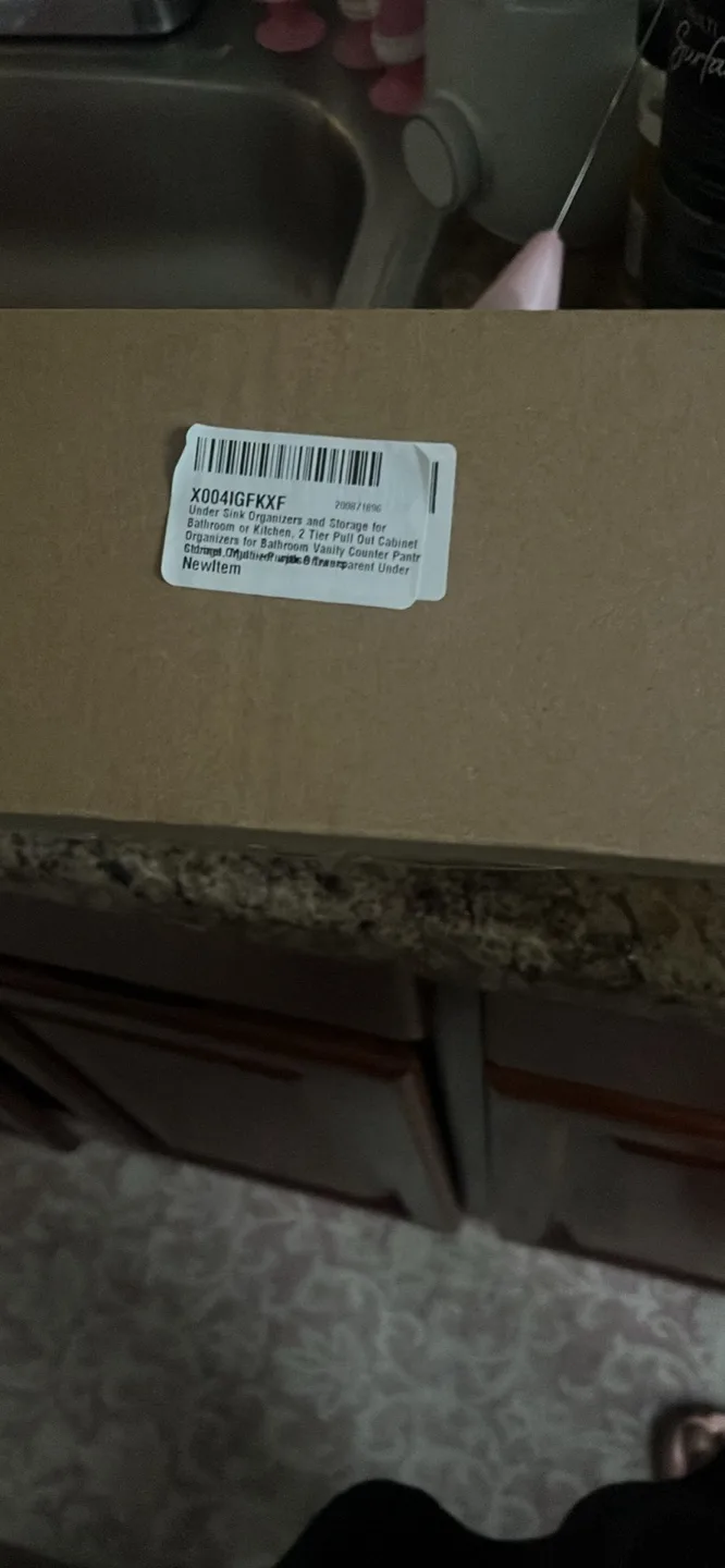 BRAND NEW IN BOX 2-Tier Bathroom Organizer - Clear image indicator(2)