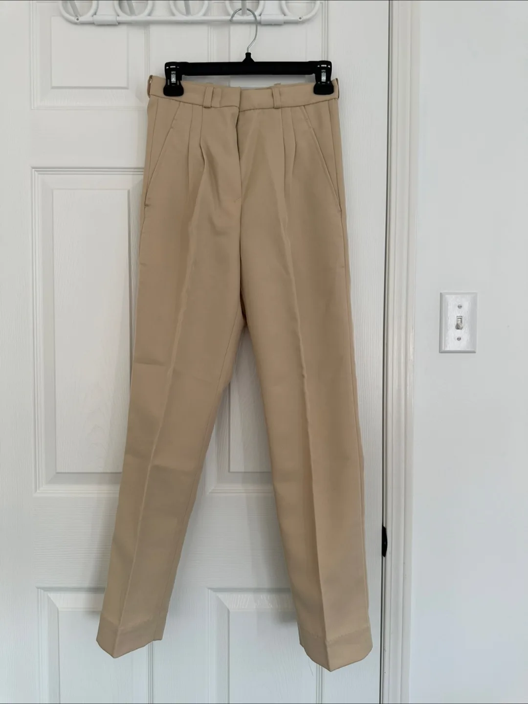Beige Trousers Pants thumbnail