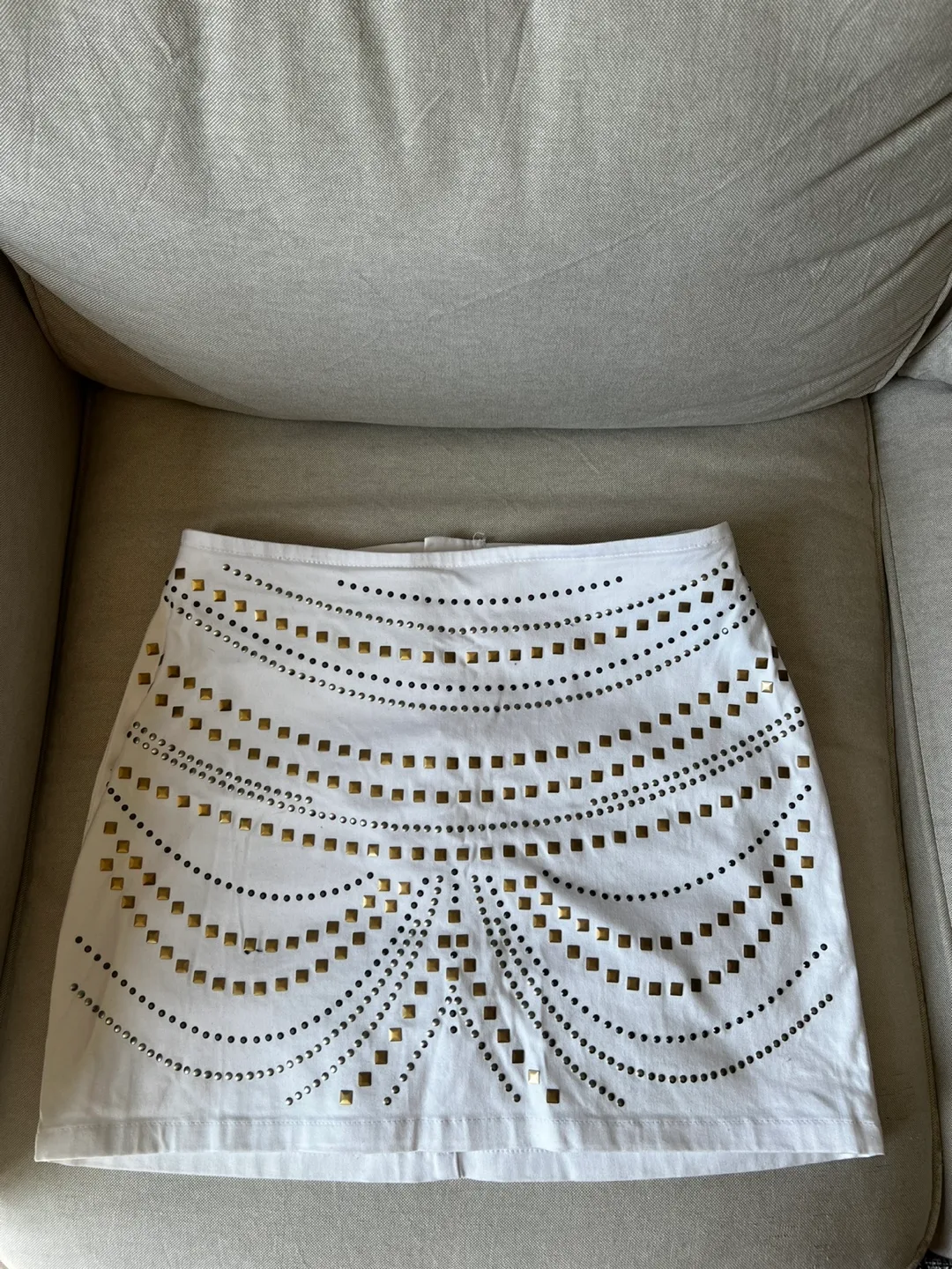 White Mini Skirt thumbnail