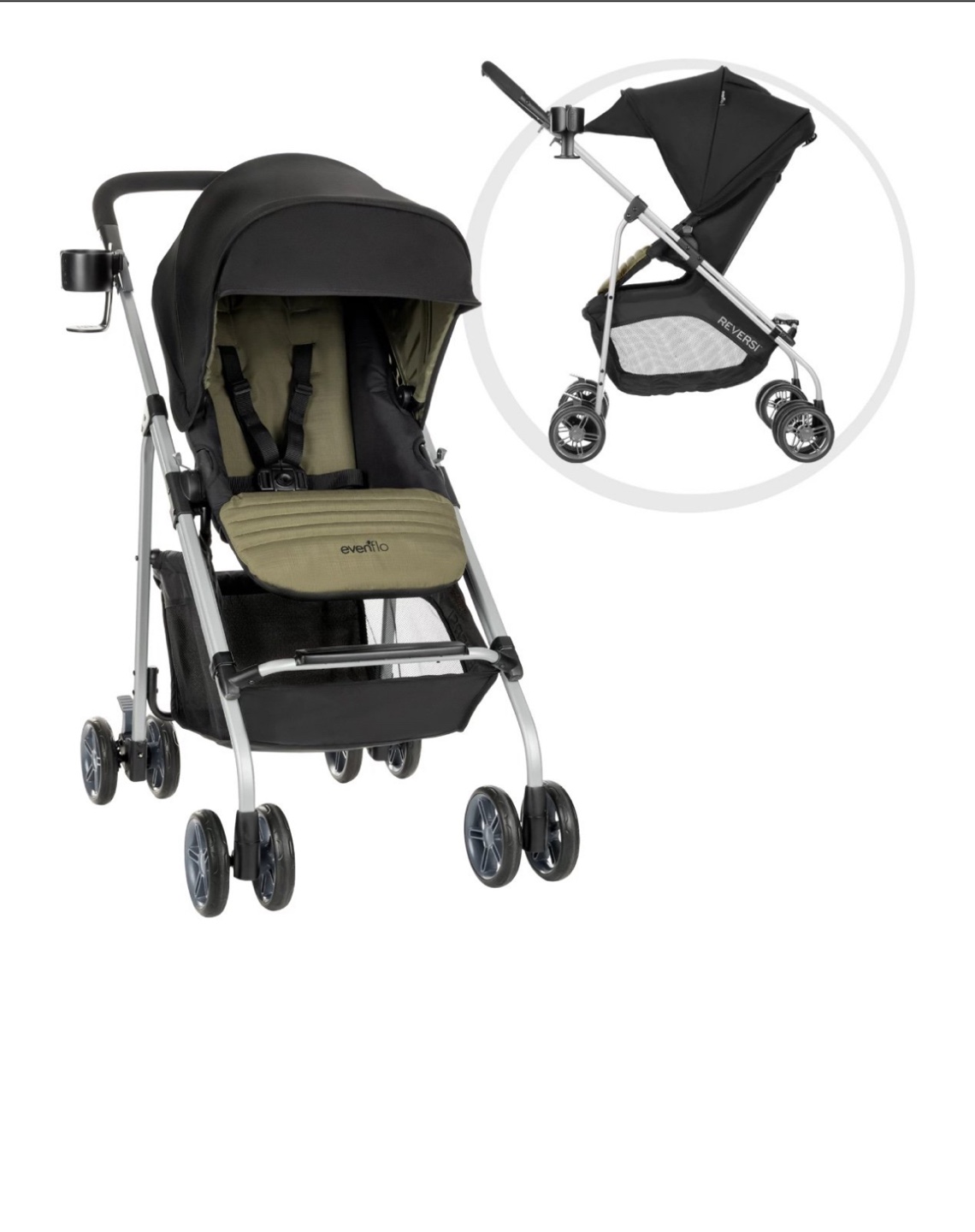 Evenflo Reversi Stroller - Compact & Lightweight!