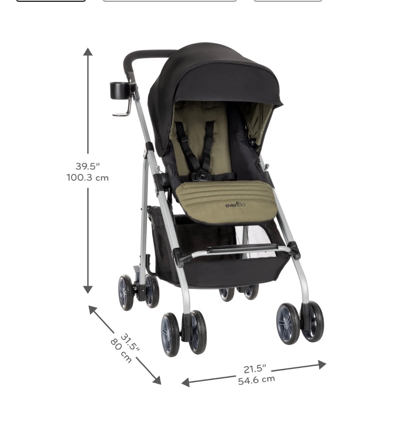 Evenflo Reversi Stroller - Compact & Lightweight! - photo 4