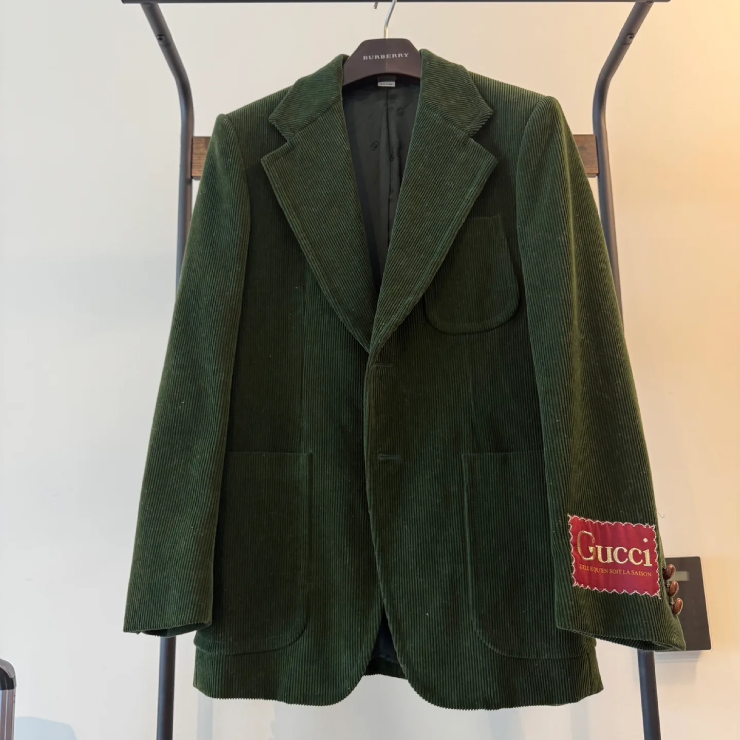 Gucci Men’s Corduroy Blazer - Green thumbnail