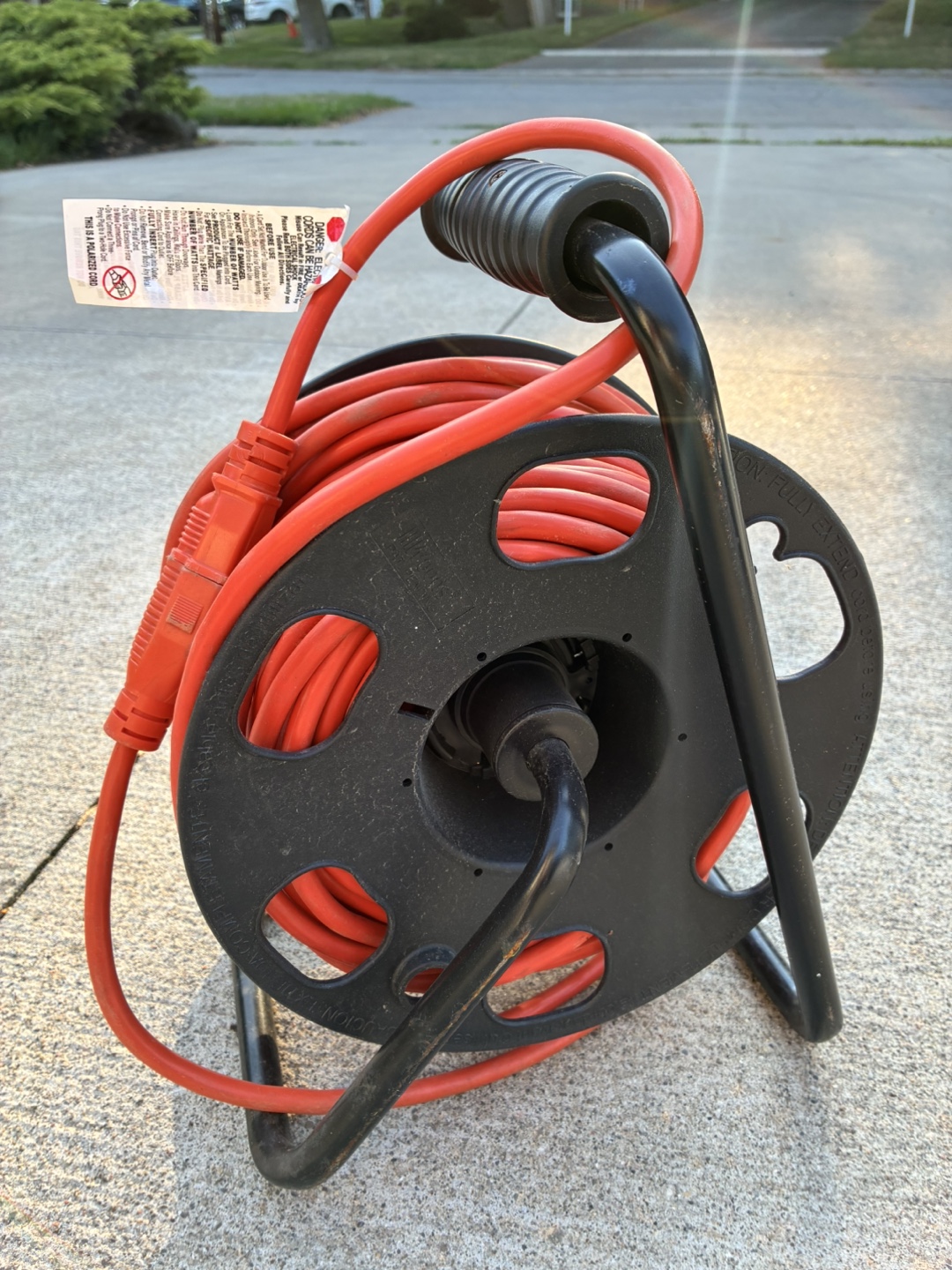 100 ft. Orange Extension Cord with Reel - photo 2