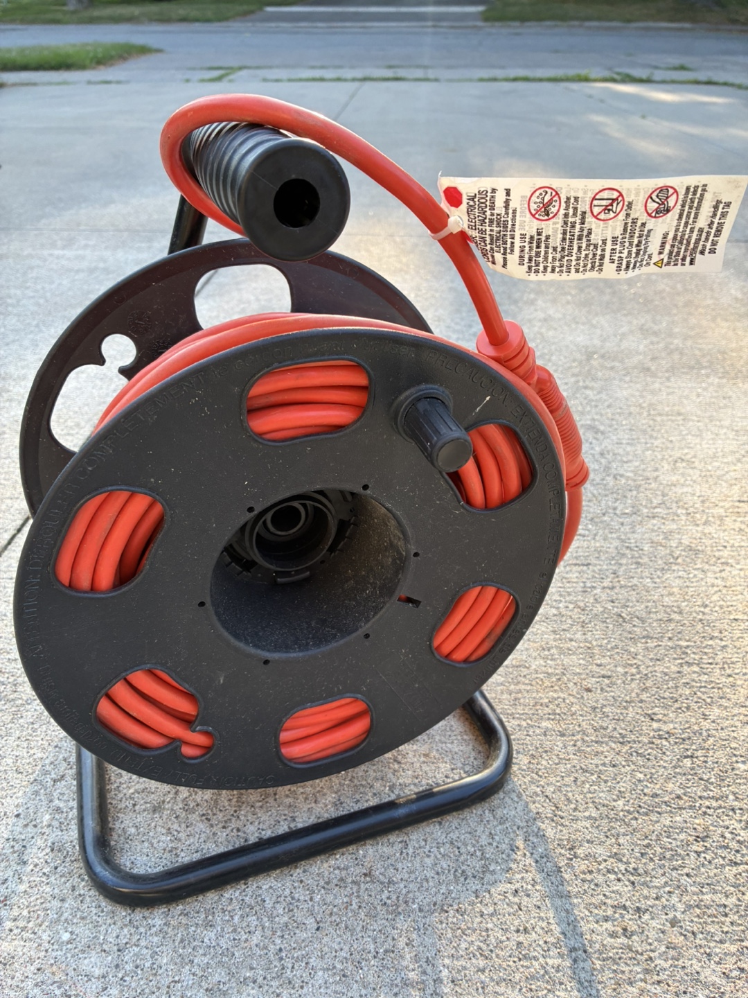 100 ft. Orange Extension Cord with Reel