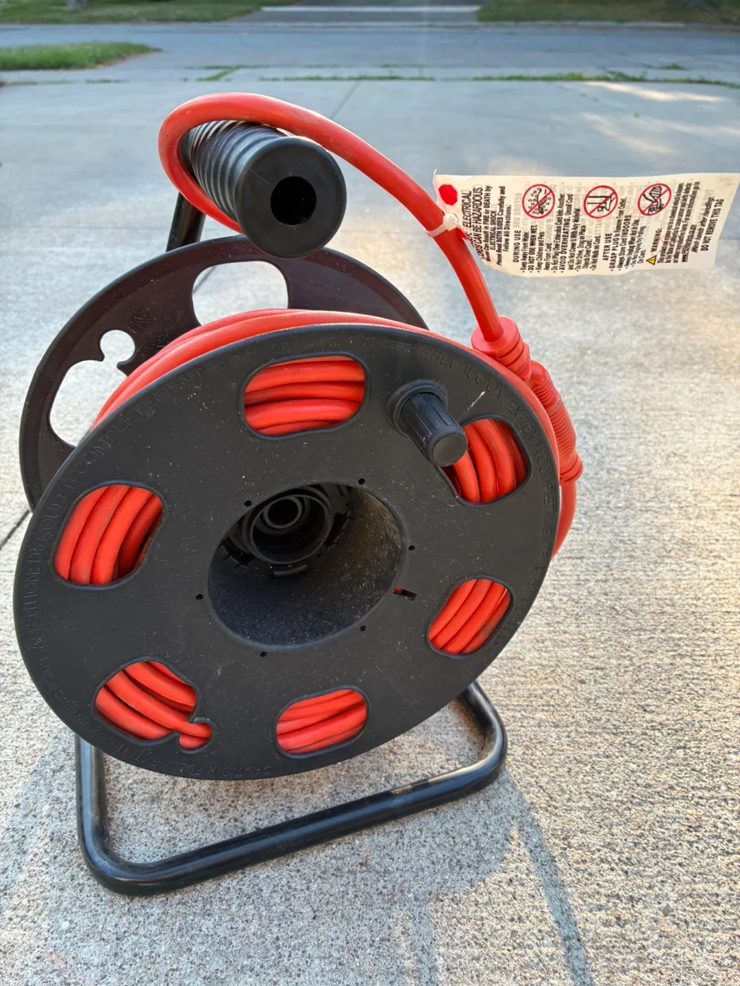 100 ft. Orange Extension Cord with Reel thumbnail