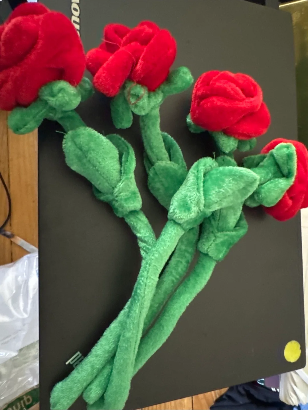 Plush Red Rose Bouquet thumbnail