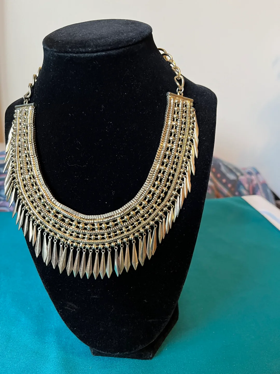 Statement Necklace - Gold Tone thumbnail