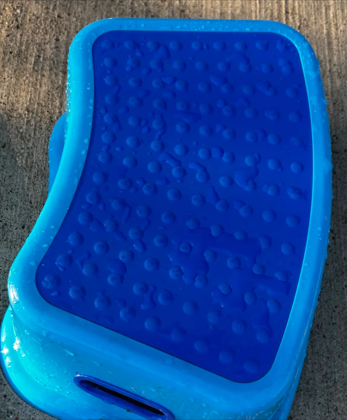 Blue Plastic Step Stool for Kids image indicator(3)