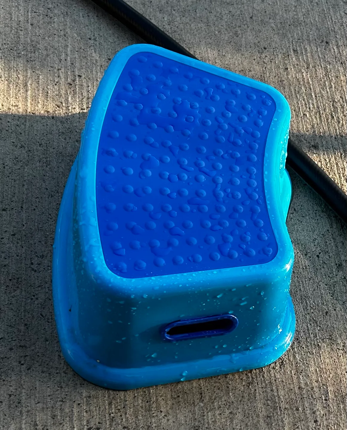 Blue Plastic Step Stool for Kids thumbnail