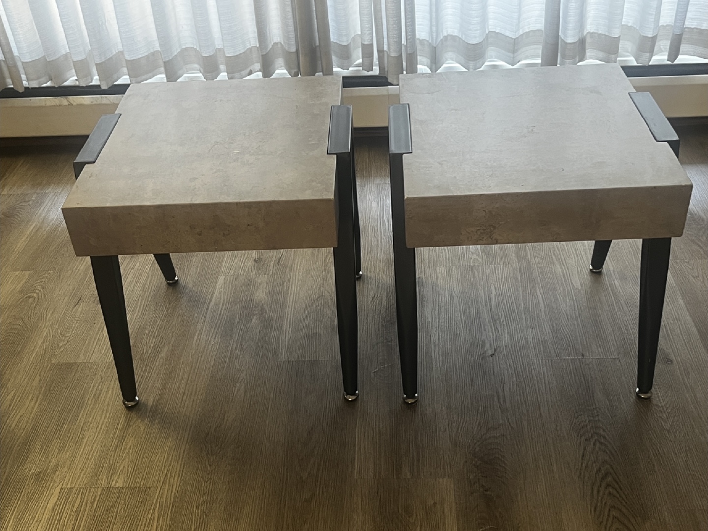 Set of Two Modern Side Tables