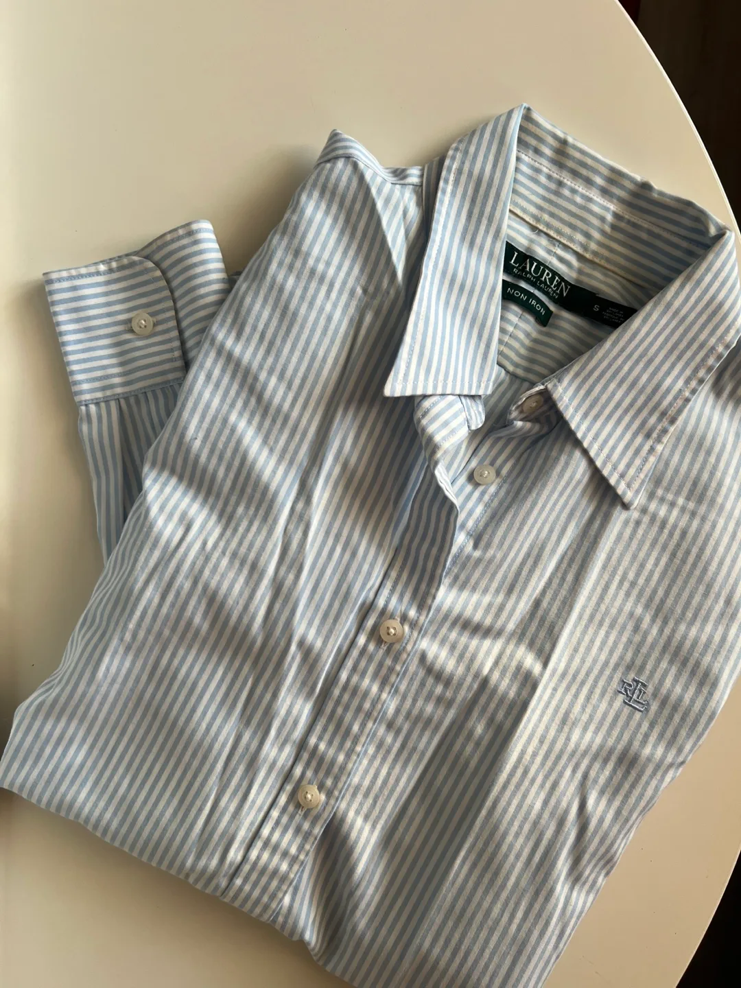 Ralph Lauren Striped Button-Down Shirt - Size S thumbnail