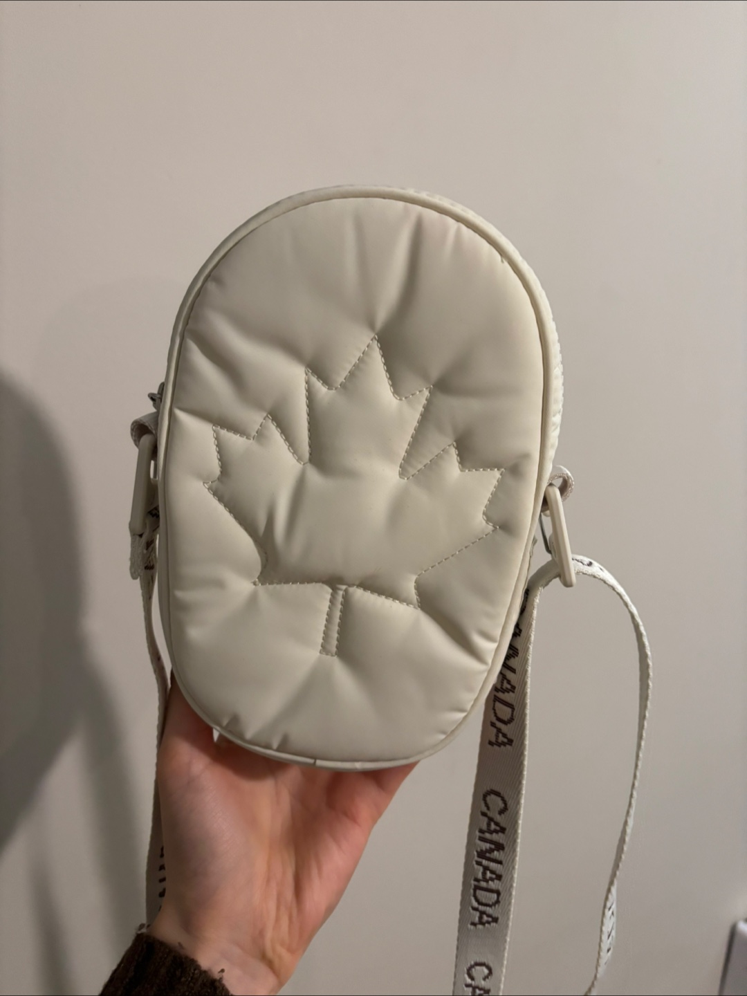 Lululemon Team Canada 22 Future Legacy  Crossbody Bag in white