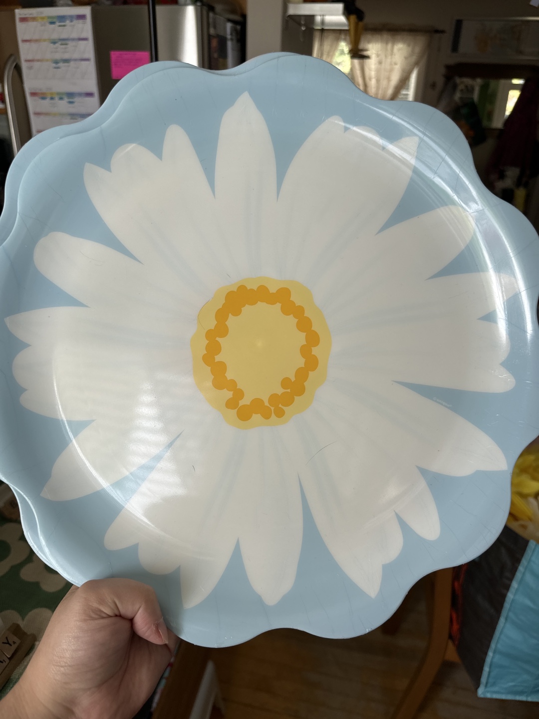 Daisy Flower Plates