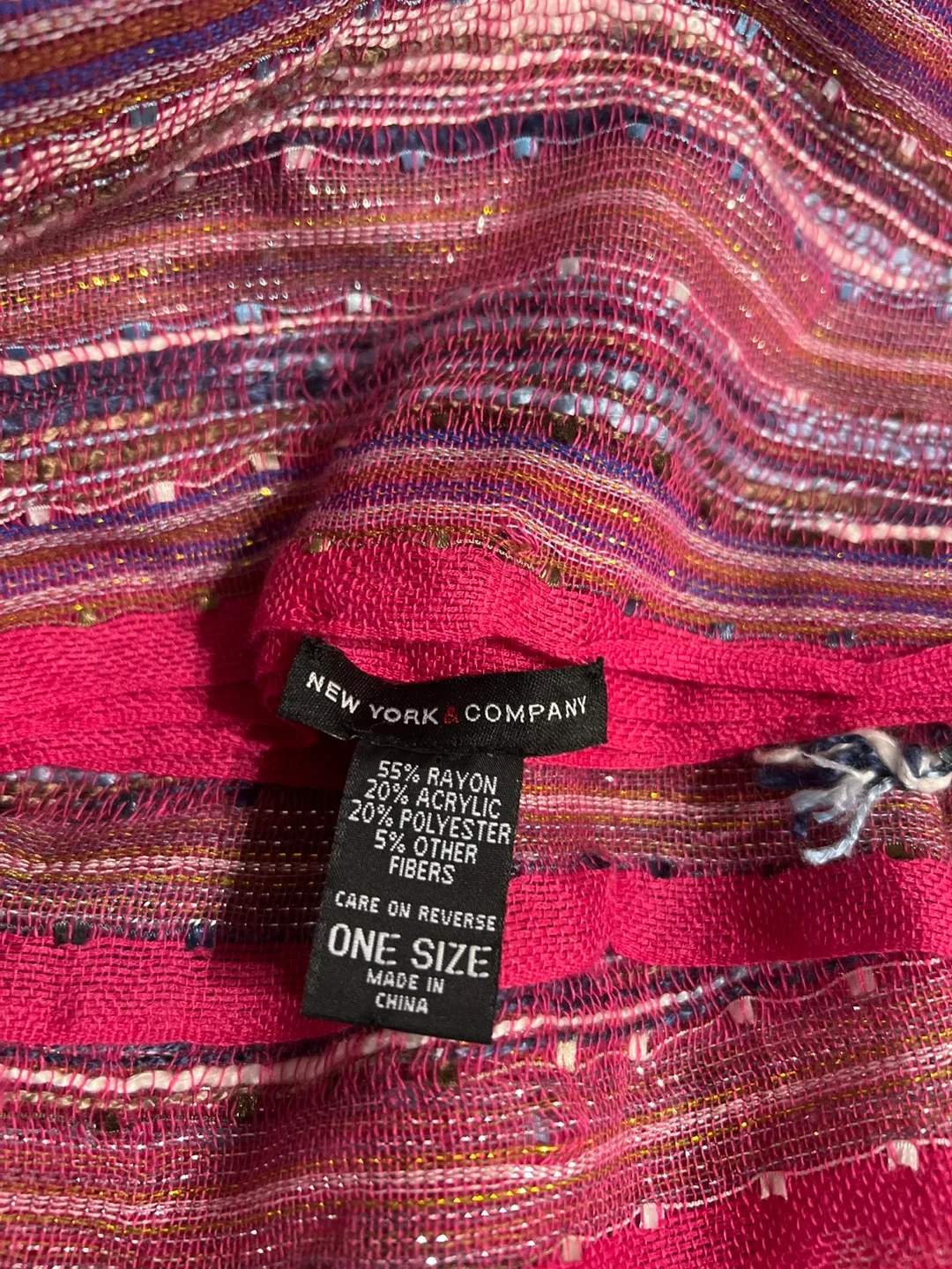 New York & Company Scarves (4) 1pink 3red image indicator(2)