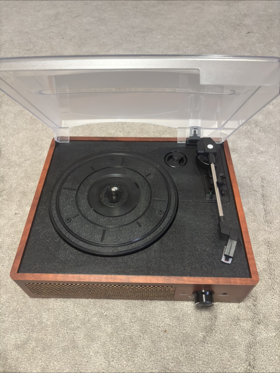 Vinyl Record Player Turntable with Speakers
