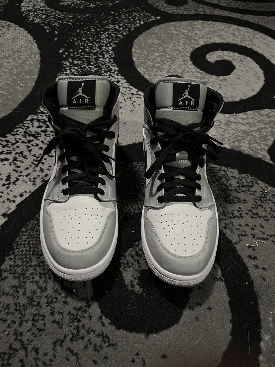 Jordan 1 Mid Light Smoke Grey (UA) - photo 3