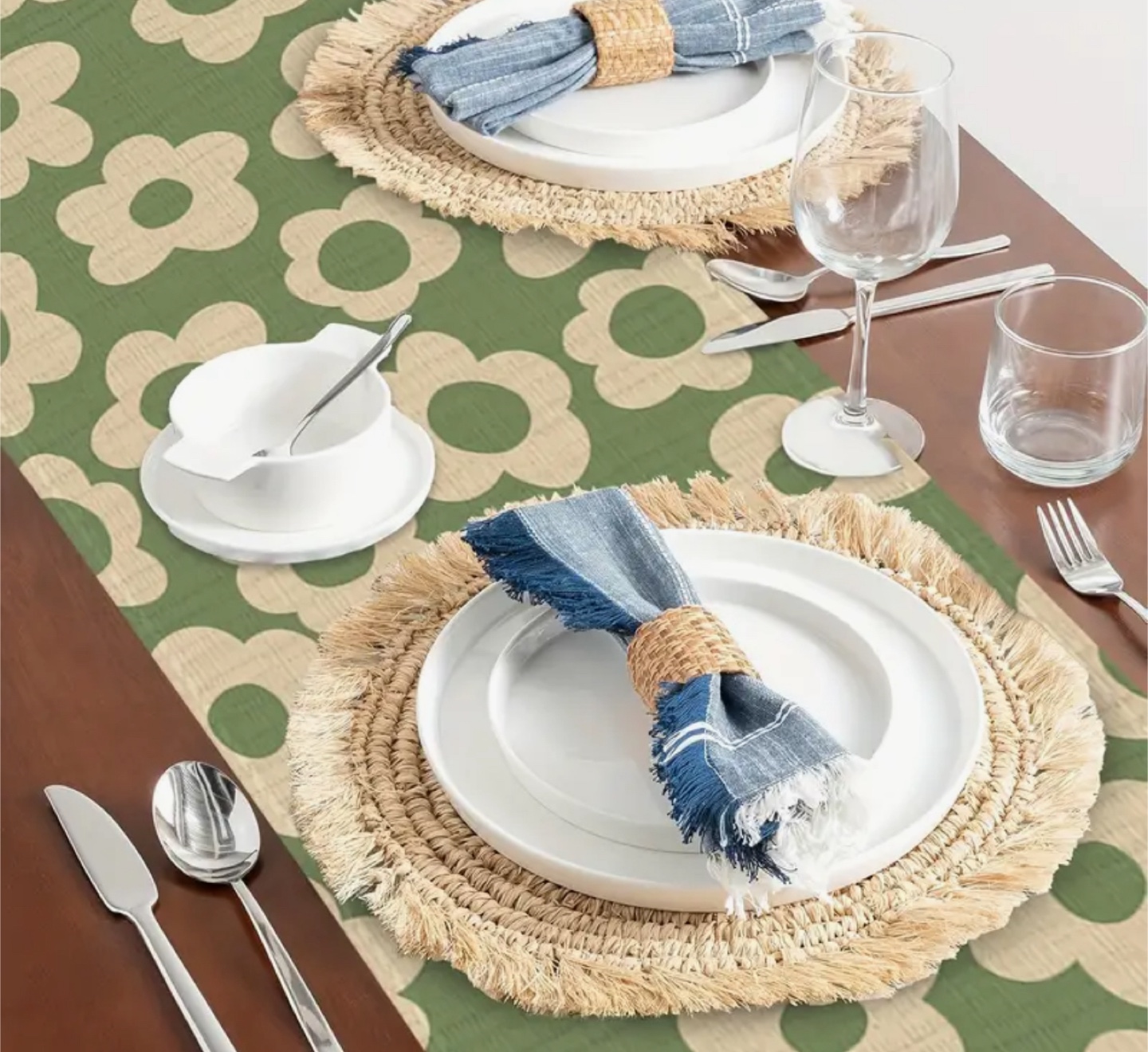 Floral Table Runner