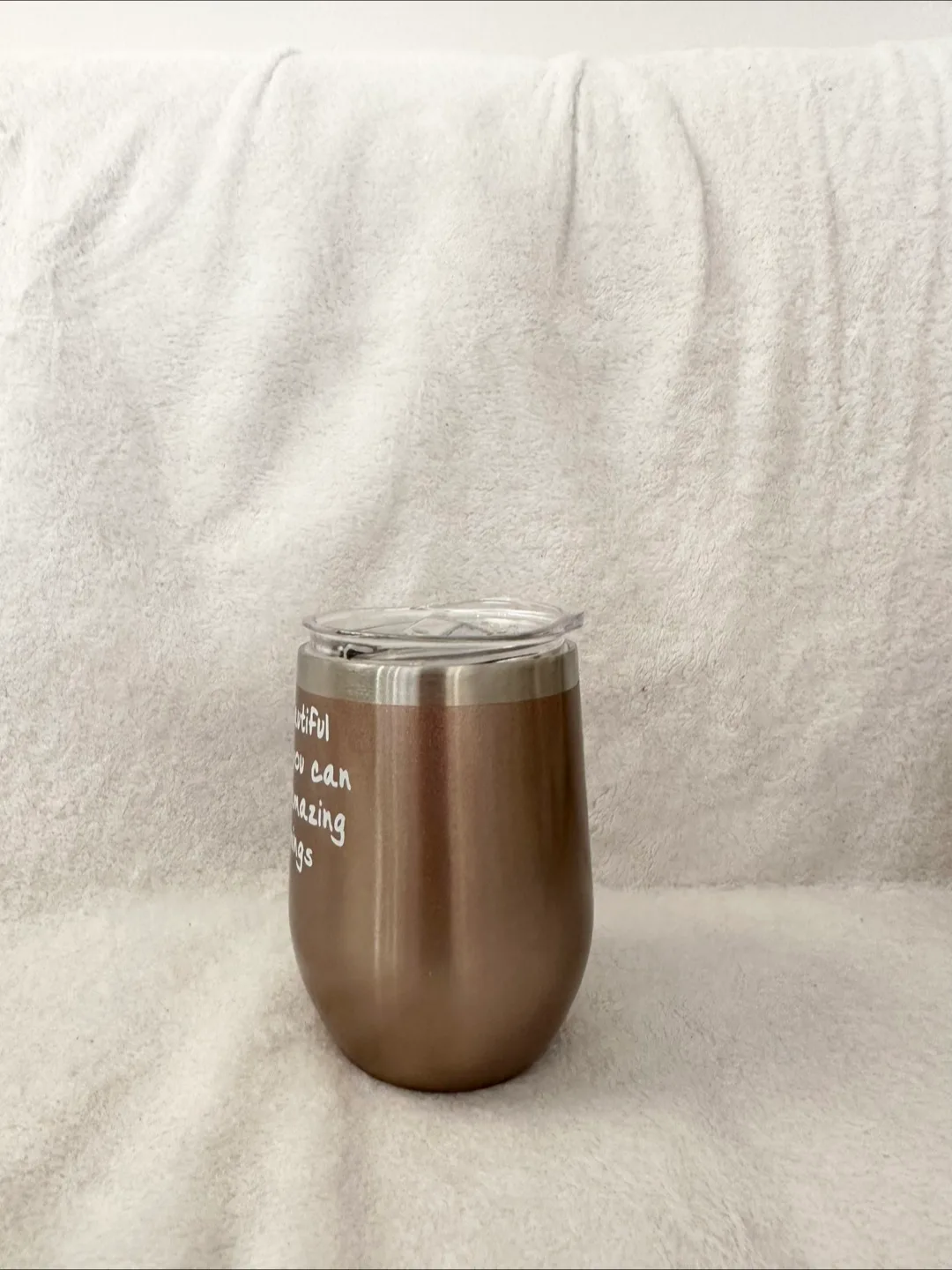 Wine Tumbler - rose gold - brand new image indicator(2)
