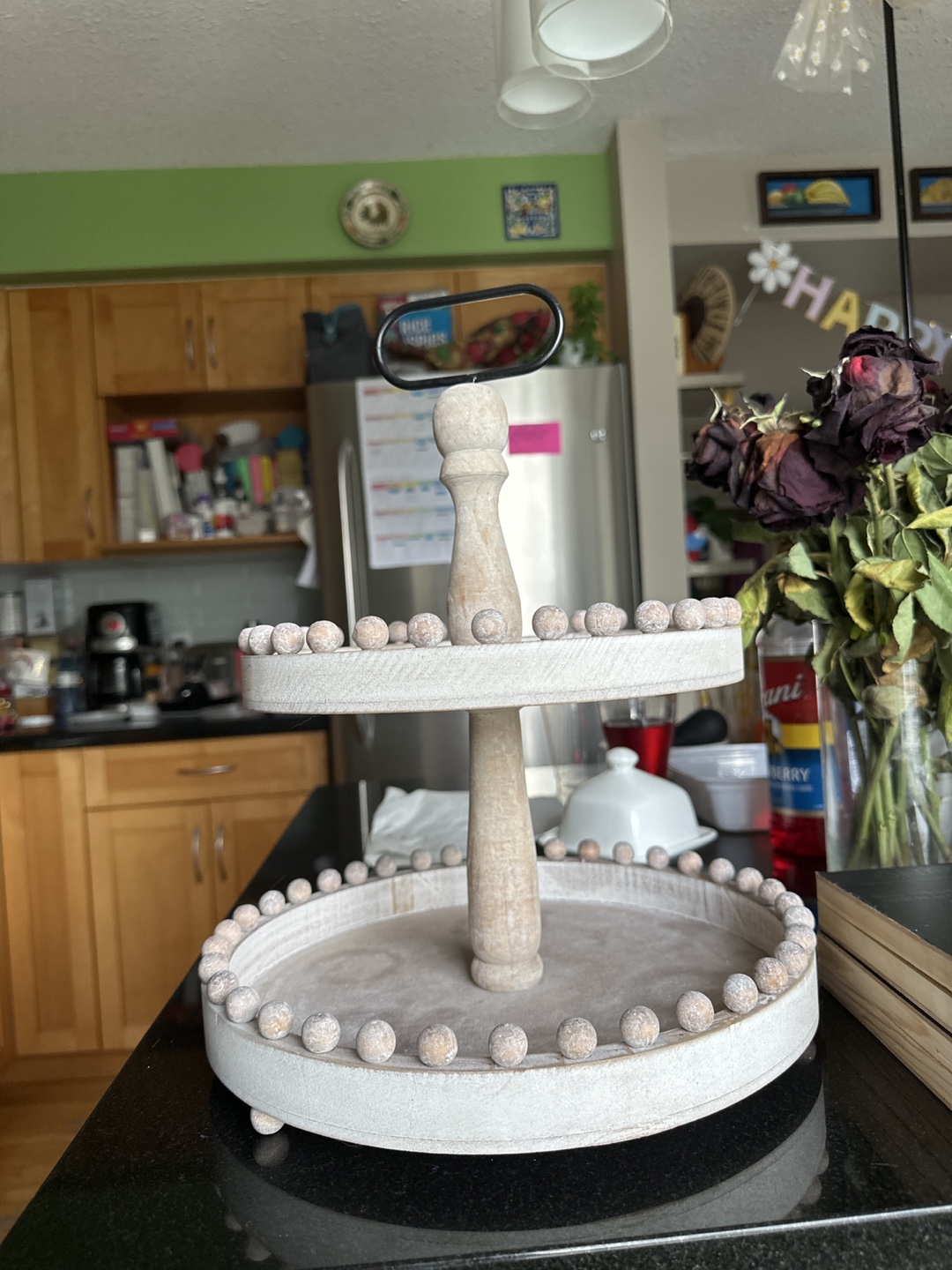 Tiered Tray with Bead Detail - photo 3