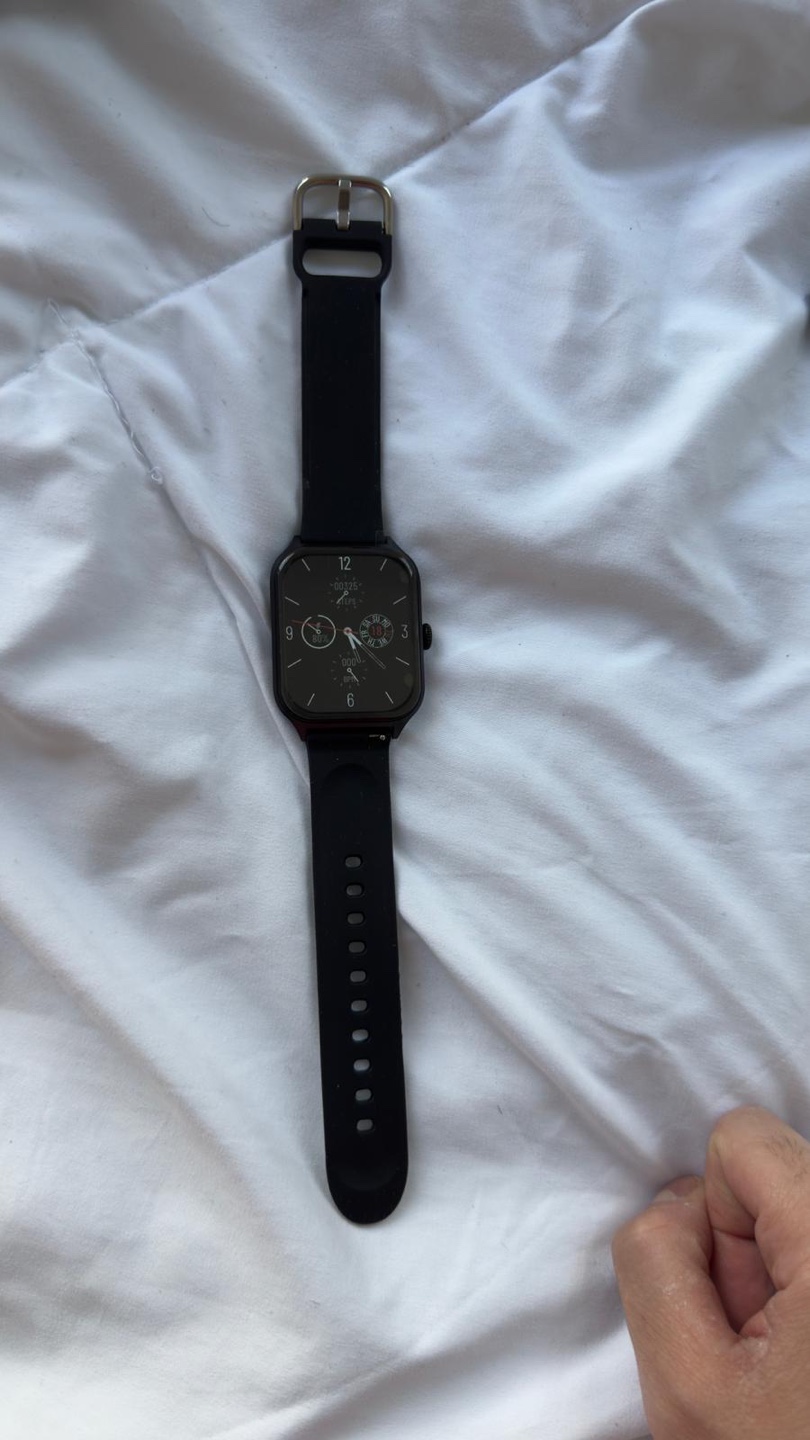 Black Smartwatch with Extra Band - photo 3