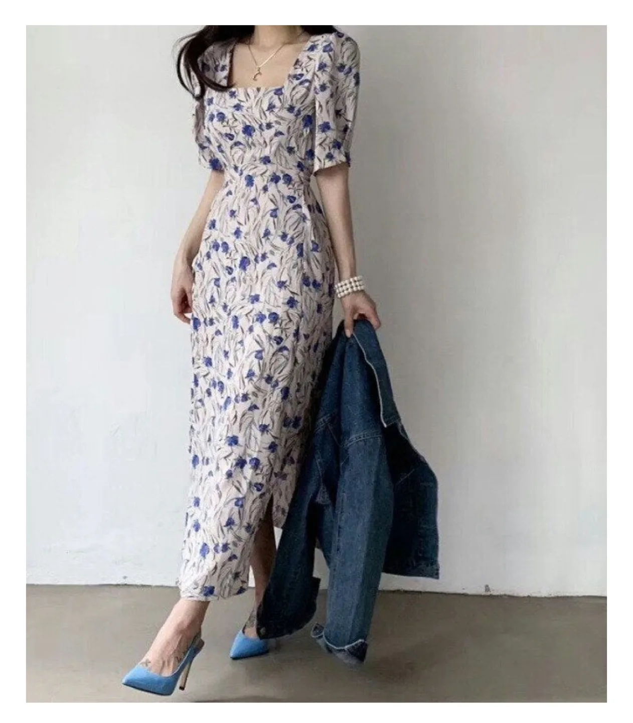 Floral long Dress thumbnail