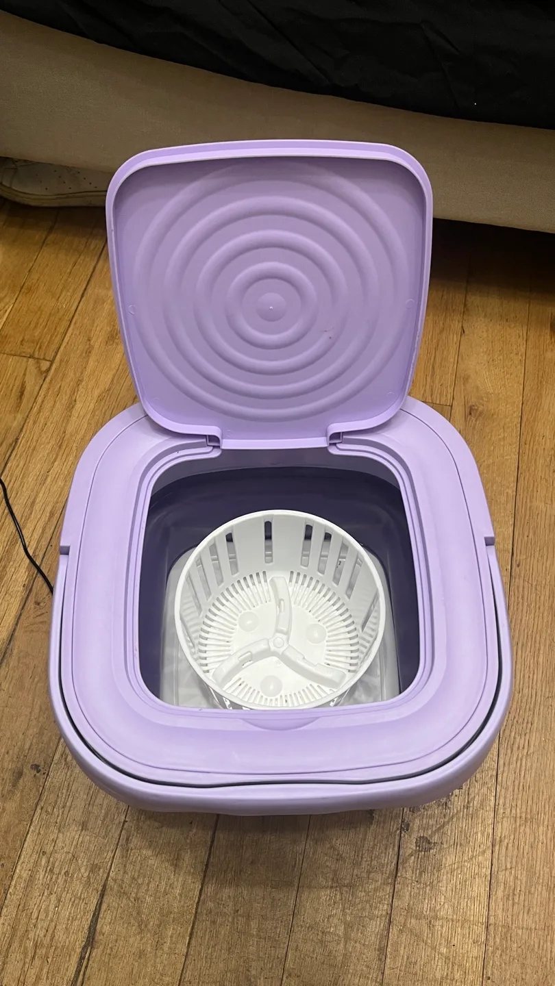 Portable Folding Washing Machine - Purple thumbnail