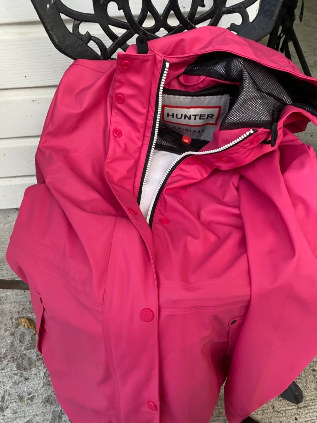 Hunter Original Pink Rain Jacket - XS image indicator(4)