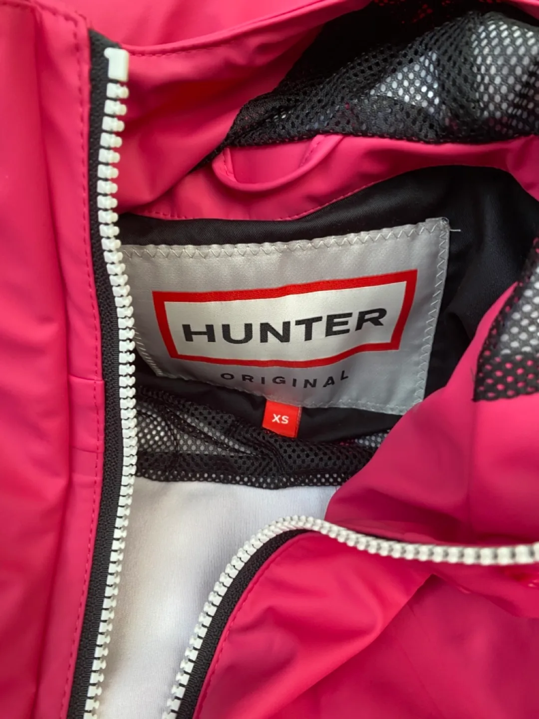 Hunter Original Pink Rain Jacket - XS thumbnail