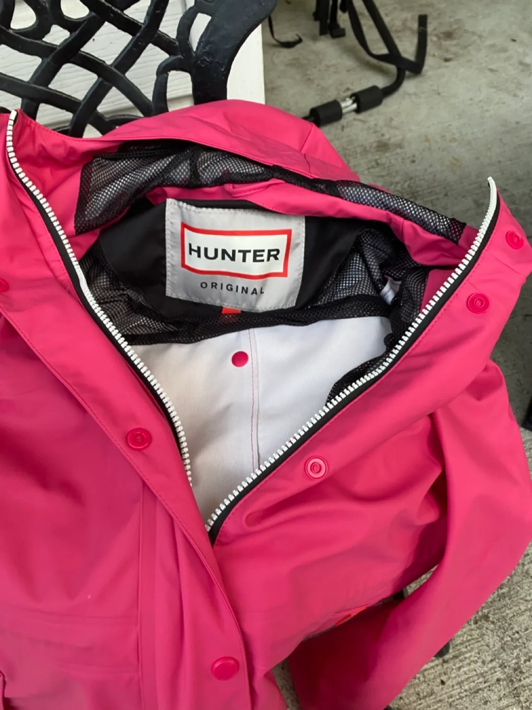 Hunter Original Pink Rain Jacket - XS image indicator(2)