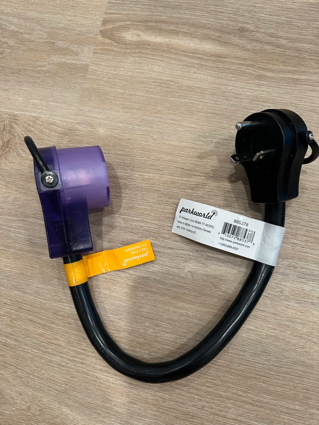 EV Charger Adapter Cord NEMA TT-30(30A) thumbnail