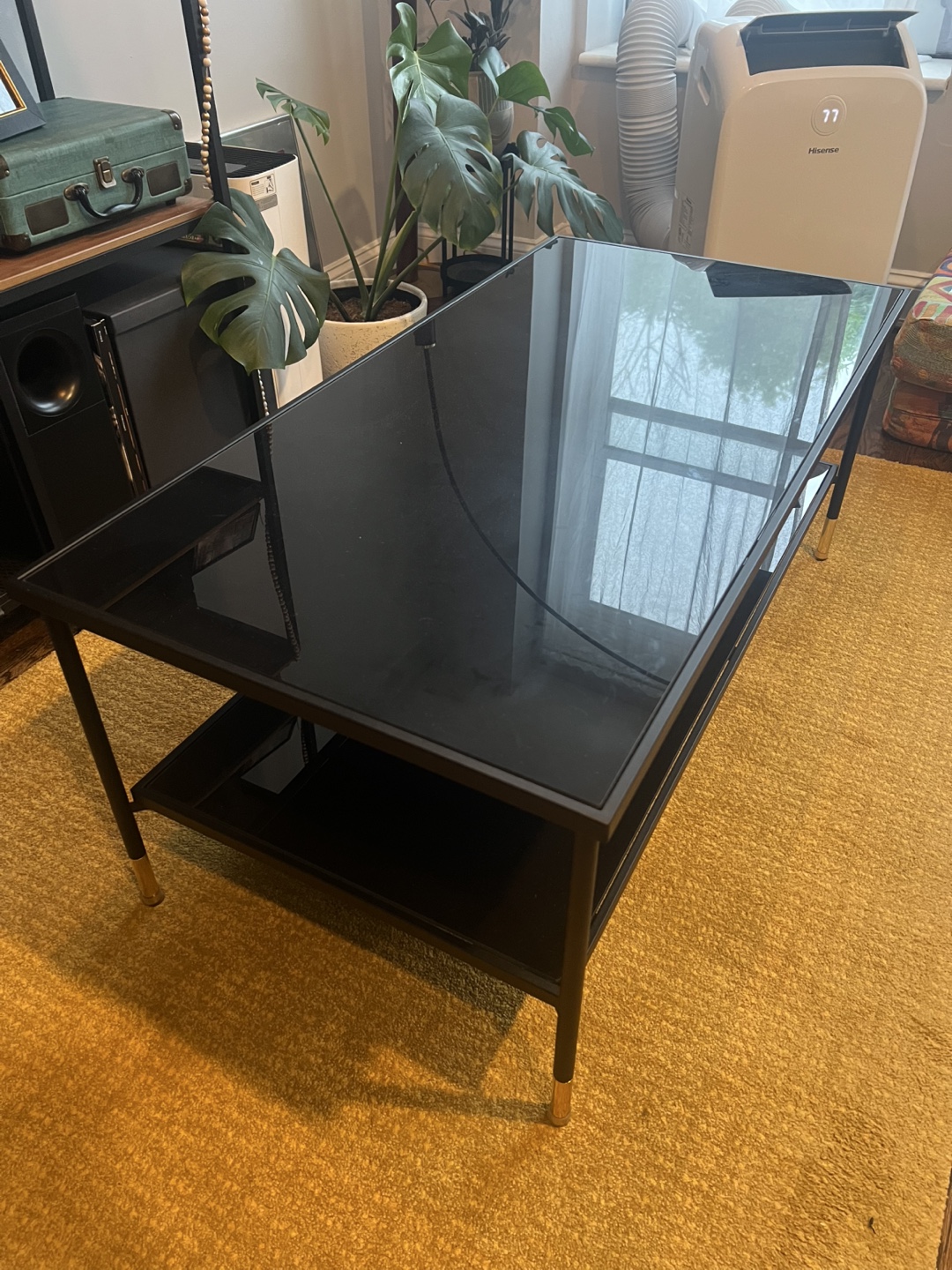 IKEA ÄSPERÖD Black Coffee Table