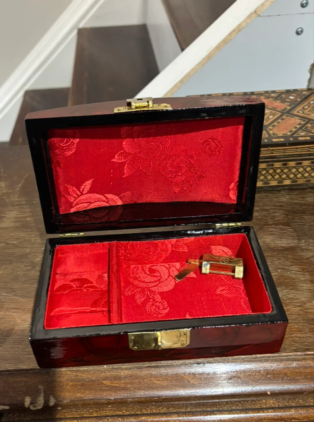 Red Lacquered Jewellery Box thumbnail