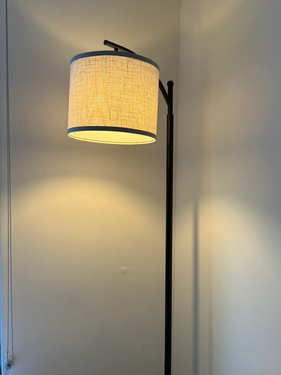 Floor Lamp with Beige Shade thumbnail