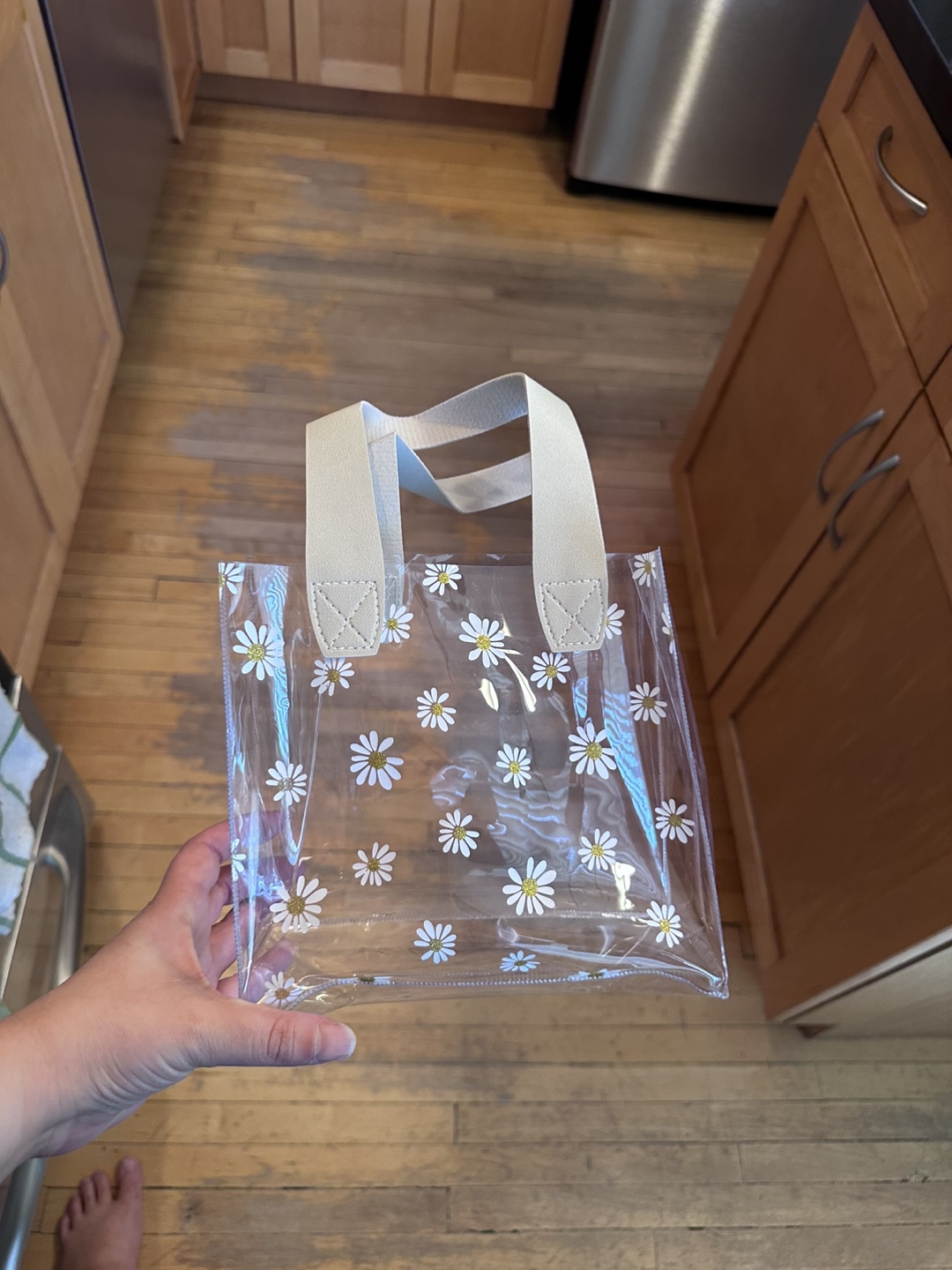 2  Clear Daisy Print gift  Bags - photo 2