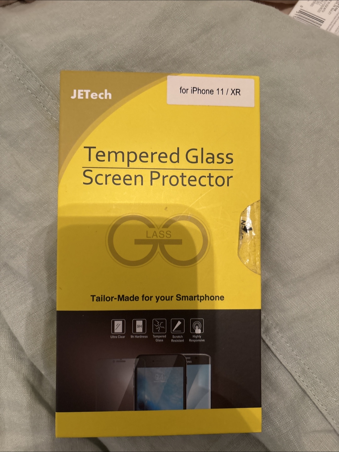 JETech Tempered Glass Screen Protector - iPhone 11/XR