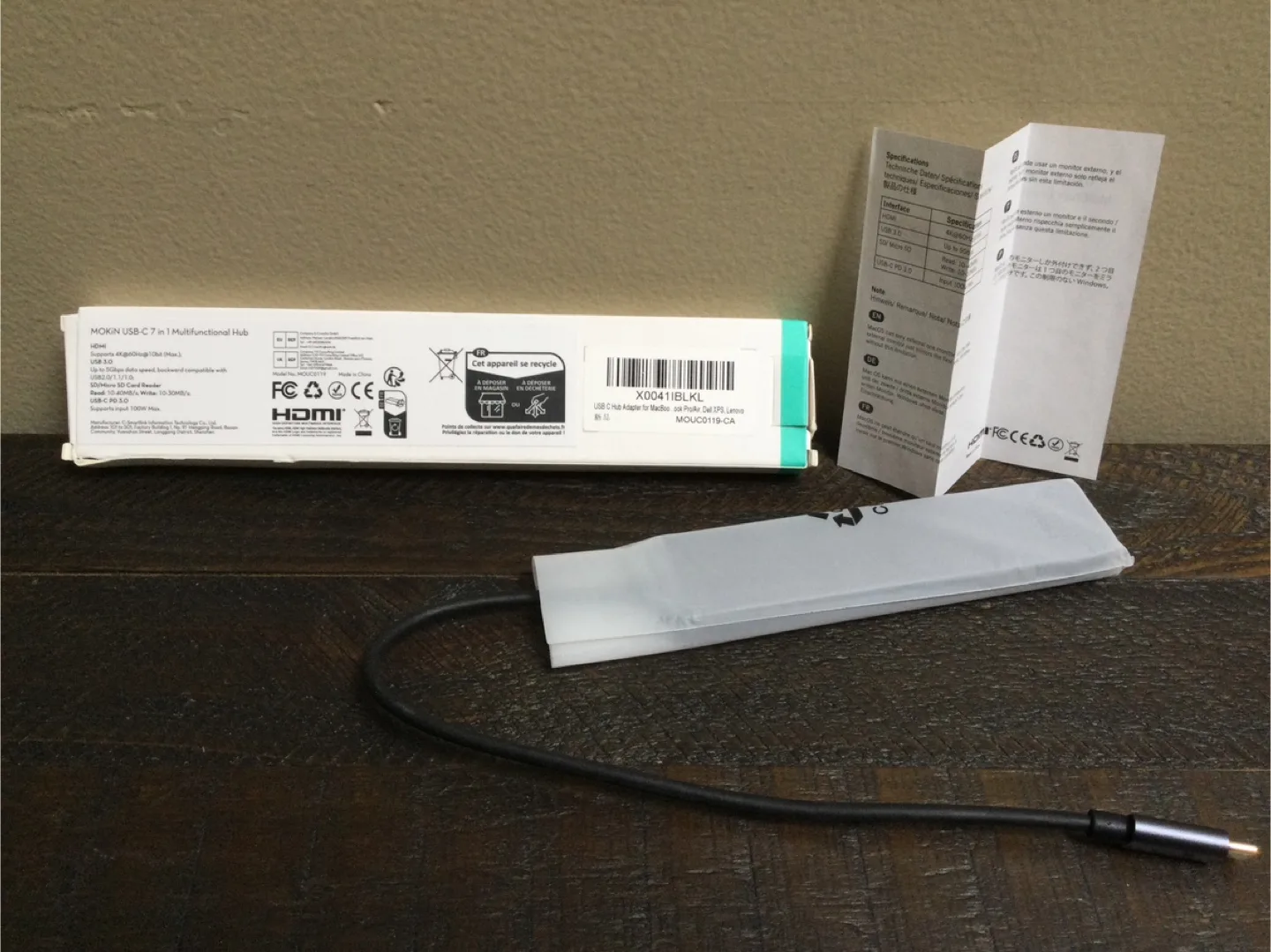 Mokin USB-C Hub image indicator(2)