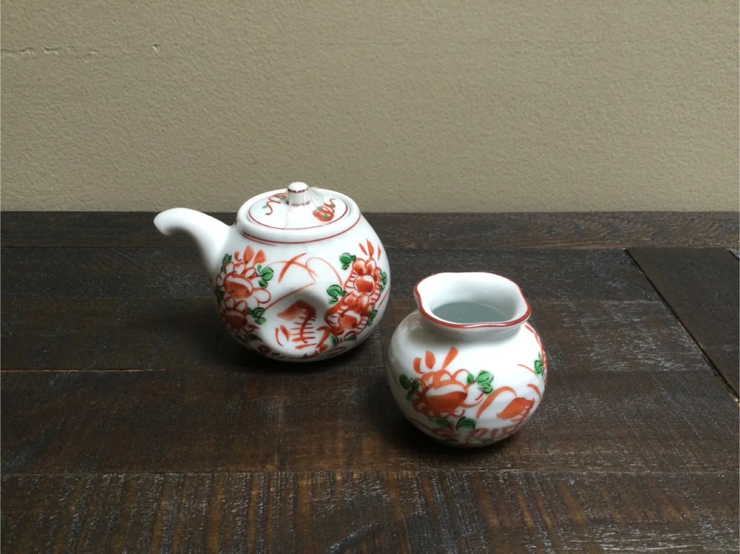 🇨🇦Vintage Porcelain small Chinese Tea  Set thumbnail