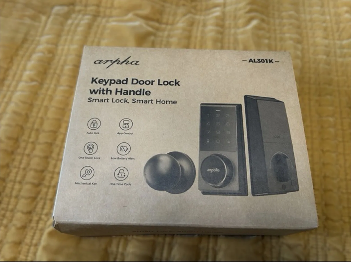 Arpha Keypad Handle Lock Keyless Door Entry thumbnail