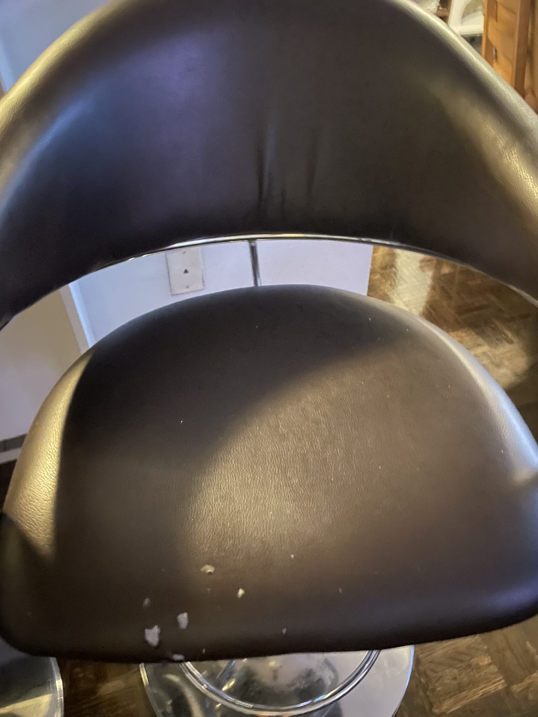 Pair of Black Bar Stools - photo 5