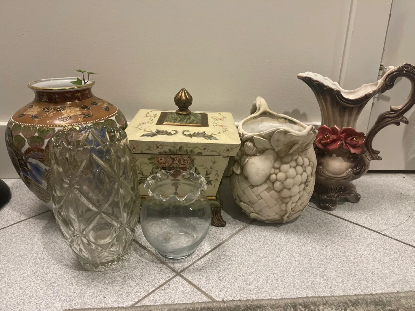 Assorted Vases and Decorative Box thumbnail