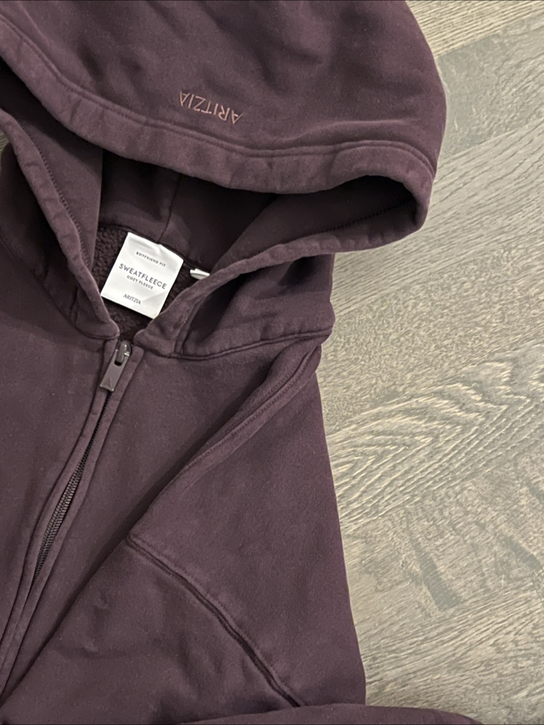 Aritzia Zip Hoodie + Cargo Sweatpants Set - Noble Purple - photo 5