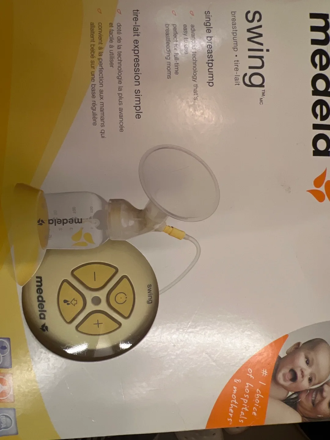 Medela Swing Single Breast Pump - Like New! thumbnail