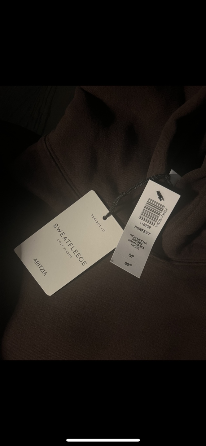 Aritzia Mocha Brown Hoodie - Size S