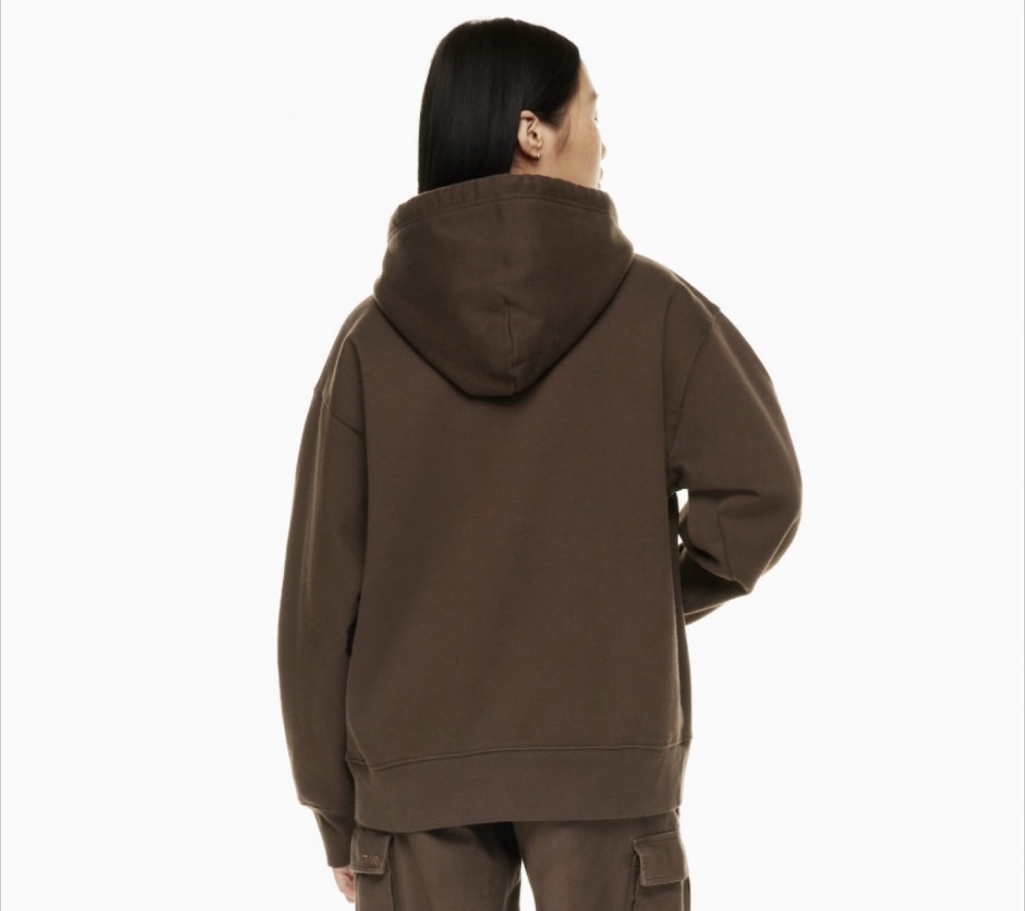 Aritzia Mocha Brown Hoodie - Size S - photo 3