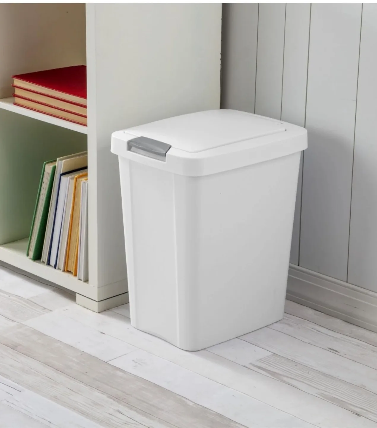 White Garbage Bin thumbnail