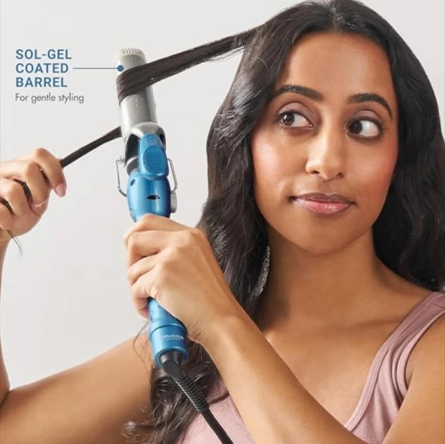 Babyliss Pro Professional Titanium Spring Curling Iron, 1 1/4 image indicator(2)