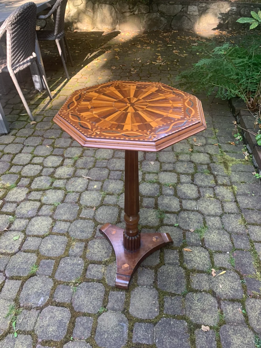 Wooden Pedestal Table thumbnail