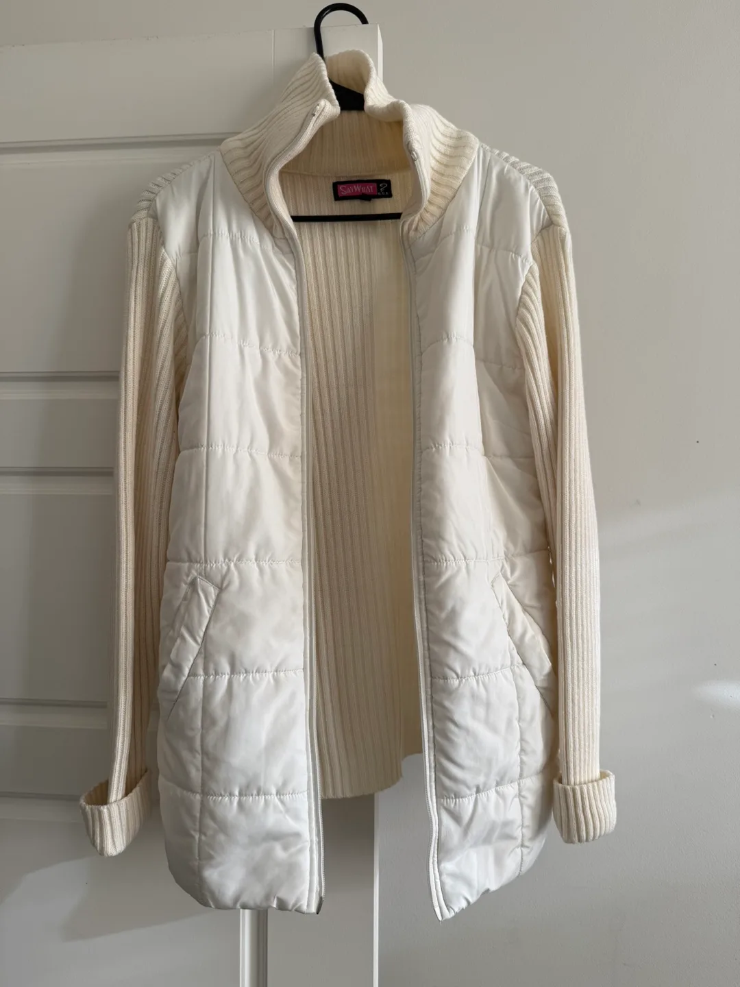Say What? Cream Vest & Sweater Combo thumbnail
